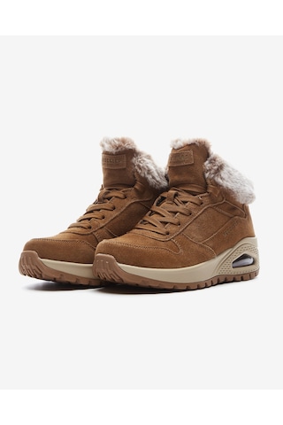 Skechers Uno Rugged Kadın Kahverengi Bot 167433 Csnt Kahverengi