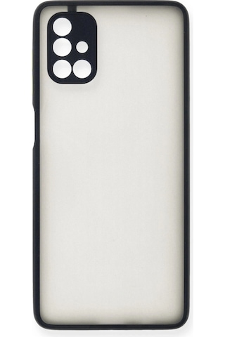 Gld-spt- Newface Samsung Uyumlu Galaxy M51 Kılıf Montreal Silikon Kapak - Lacivert