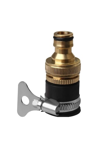 Yuvarlak Musluk Bağlantısı, 1/2' İla 3/4' Çaplı Pirinç Hortum Bağlantıları Bahçe Hortumu Musluğu İçin Evrensel Adaptör Diğer