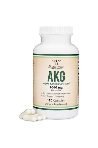 Double Wood Akg Alpha Ketoglutaric Acid - 1000 Mg 180 Kapsül- İthal