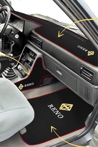 Renault Broadway R9 / R11 Uyumlu Oto Halı Paspas & Torpido Koruma Halısı & Vites Konsol Yan Koruma Halısı