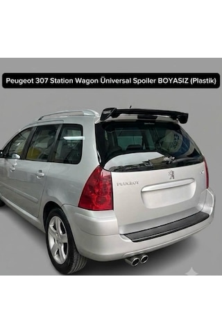 Pejo 307 Statıon Wagon Spoyler Plastik Parlak Siyah Boyalı