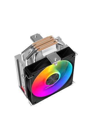 Sama A40l, Black, 1x120mm Argb Fan, Kule Tipi Hava Soğutma, 4 Adet Gelişmiş Kompozit Isı Borusu, Cpu