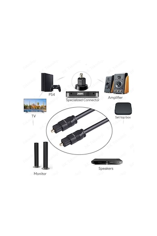 Powermaster 2 Metre Optik Ses Kablosu Toslink