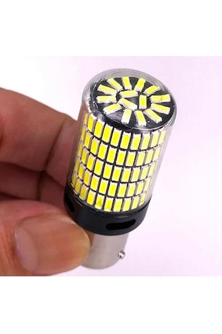 P21w 144 Ledli Ultra Parlak Geri Vites Park Ampül Tek Duy Beyaz