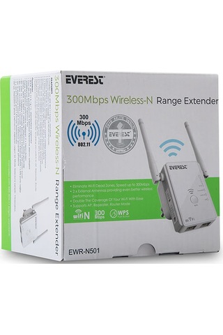 Everest EWR-N501 300 Mbps 2.4 Ghz Router Menzil Genişletici