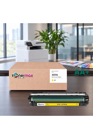 Hp 307a Ce742a Sarı Uyumlu Toner Aa Plus / Color Laserjet Cp5225 / Cp5225n / Cp5225dn