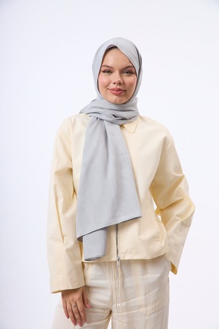 Mirsoy Scarf Zerafet Desen Şal Gri