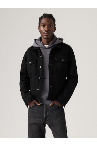 Levi's Erkek Siyah Trucker Kot Ceket - 72334-0797
