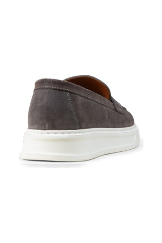 Deery Erkek Hakiki Süet Gri Loafer Ayakkabı - 02043mgrıp01 Gri