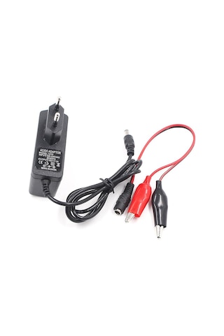 Dc 12v 1a Priz Tipi Adaptör Soketli Krokodilli Öğrenci Deneylerine Uygun Güç Besleme Cihazı