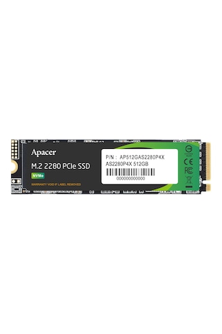 Apacer AP512GAS2280P4X-1 512 GB M.2 PCIe NVMe Gen3 SSD