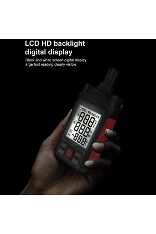 Springsun Habotest Ht607 El Tipi Dijital Termo-higrometre: Sıcaklık/nem/çiy Noktası Ölçer, Maks/min/veri Özellikli