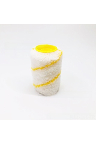 Dofolink Sarı Tekli Köşesiz İnce Tüylü Multifonksiyonlu Boya Fırçası - Duvar Renklendirme Ve Boya Ayrımı Aracı