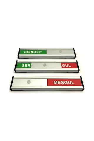Serbest-Meşgul Toplantı Odası Tabelası Kapı Levhası