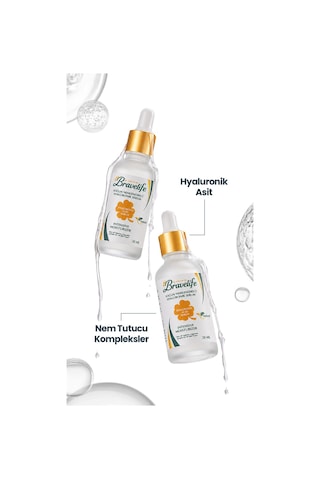 Yoğun Nemlendirici Aloe Vera Panthenol B5 Vitamin Vegan Hyaluronic Asit Serum 30 Ml