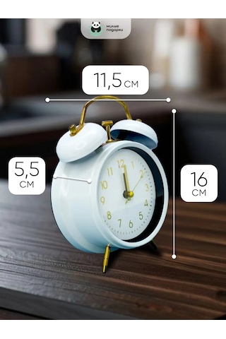 Milye Podarki Masaüstü Çalar Saat Pil İle Çalışır, Ev Dekorasyonu İçin. 141088475 Beyaz