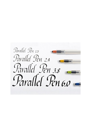 Pilot Parallel Pen Mürekkebi, Kaligrafi Pilot Mürekkebi, Koyu Siy Diğer