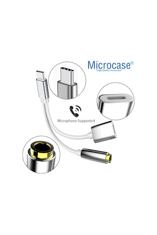 Microcase Type-C 2In1 Şarj Kulaklık Dönüştürücü Al2361