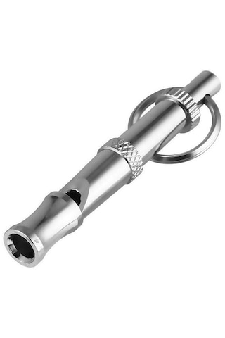 Homyl Ultrasonik Köpek Eğitim Düdüğü Evcil Malzemeleri Gümüş