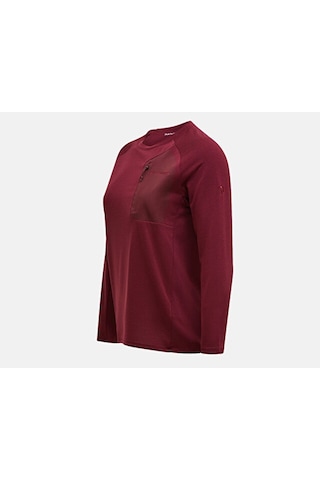 Peak Performance W Polartec Lıghtweıght Fı Kadın Günlük Uzun Kollu Tişört G80167020t Mor