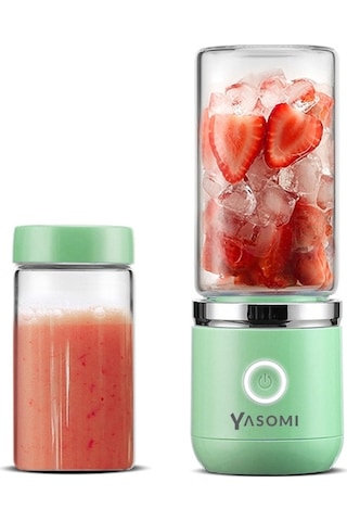 Yasomi GN-A04 Kablosuz Şarjlı Cam Smoothie El Blenderi