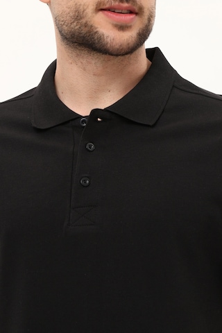 Uniprom Polo Yaka Tişört %100 Pamuk Siyah Erkek Siyah