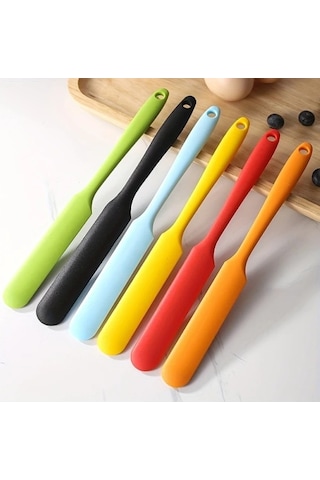 Trendooze Gaojunshop01 Pembe 1 Adet Silikon Kavanoz İçin Spatula Yapışmaz Ve Isıya Dayanıklı Mutfak Aleti Pembe