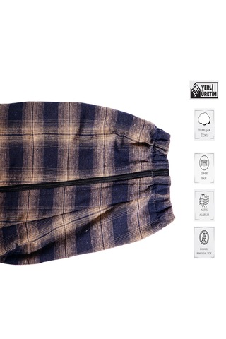 Ozclife Lastikli Dayanıklı Yırtılmaz Demans Tulumu - Özel Dikim