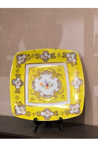Güral Porselen 25 Cm Kare Cuvar Tabak