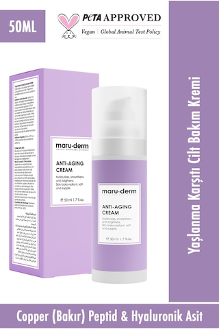 Maruderm AntiAge Kırşıklık Karşıtı Cilt Bakım Kremi 50 ML
