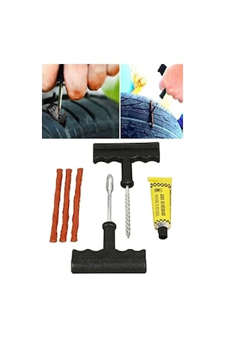 6 Parça Lastik Tamir Kiti - Otomobil, Motosiklet Ve Bisiklet İçin