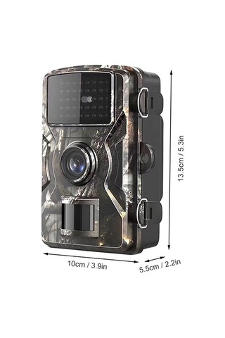 Pazly Yüksek Hassasiyetli 16mp Pır Sensörlü Gece Görüşlü Outdoor Kamera, 0.8s Tetikleme, 1080p, Ip66 Su Geçirmez Çok Renkli