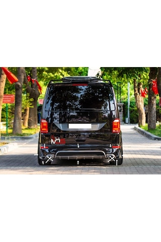 Volkswagen Transporter T7 Arka Tampon Eki Fiberglass Boyasız