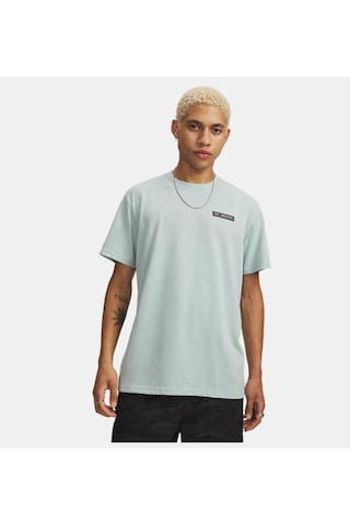 Under Armour Hw Armour Label Ss Erkek T-shirt 1382831-477 Mavi