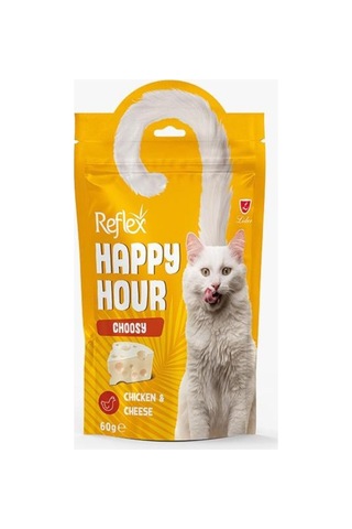 Buradabulabilirsin Reflex Happy Hour Choosy Seçici Kediler Ödül Maması 3lü Fırsat 3x60gr Bbz