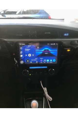 Toyota Corolla 2013-15 10" Uyumlu Androıd Multimedya Gerçek 2/32 Kablosuz Carplay Geri Görüş Kameralı 10"