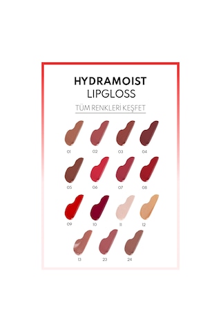 Note Cosmetique Hydramoist Lipgloss Nemlendirici Dudak Parlatıcısı - 09 Heartbreaker - Kırmızı