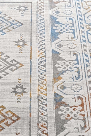 Paradise Gri Mavi Halı Modern Dokuma Halı Yumuşak Oturma Odası Sa Gri Mavi