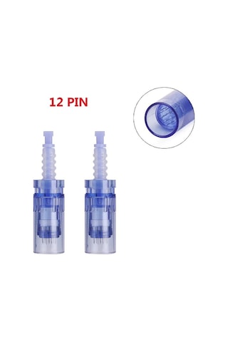 Dermapen İğnesi 12 Pin Dr.Pen Mavi 10 Adet