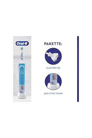 Oral-B D100 Vitality Frozen Özel Seri Çocuklar İçin Şarj Edilebilir Diş Fırçası