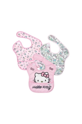 Bumkins Superbib Önlük 3'lü Paket - Hello Kitty Çok Renkli