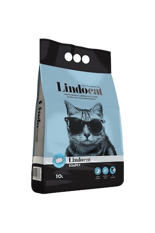 Lindo Cat Sabun Kokulu Kalın Topaklaşan Kedi Kumu 2 x 10 L