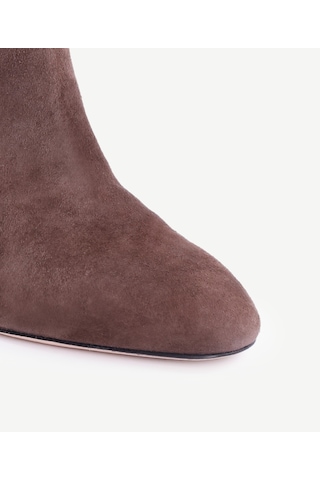 Yargıcı Topuklu Uzun Deri Bot 25kkay4018x 003 Kahverengi