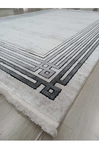 Türkmen Halı Mystik 20405 Gri Akrilik Halı 160X230 Cm