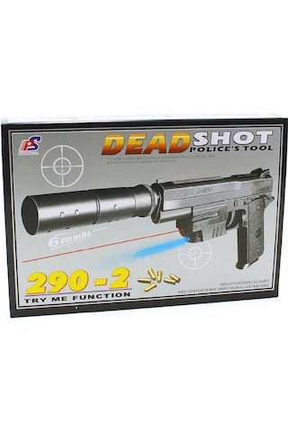 Lazerli Boncuk Atan Tabanca Susturuculu Boncuk Mermi Silah