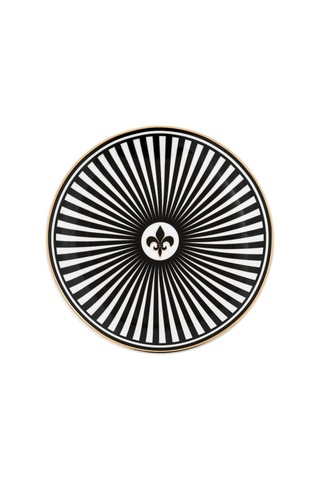 Zm Decor Siyah Aşk Tabak 17 Cm