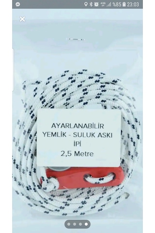 Ayarlanabilir Yemlik Suluk Aski İpi 5 Adet