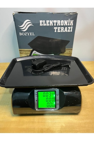 Bozyel 40 Kg Terazi-çift Taraf Ekran-uzun Şarj Süresi-fiyat Hesaplamalı