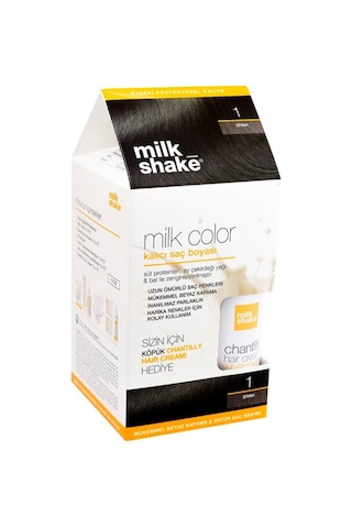 Milk Shake No: 1 Siyah Kalıcı Saç Boyası